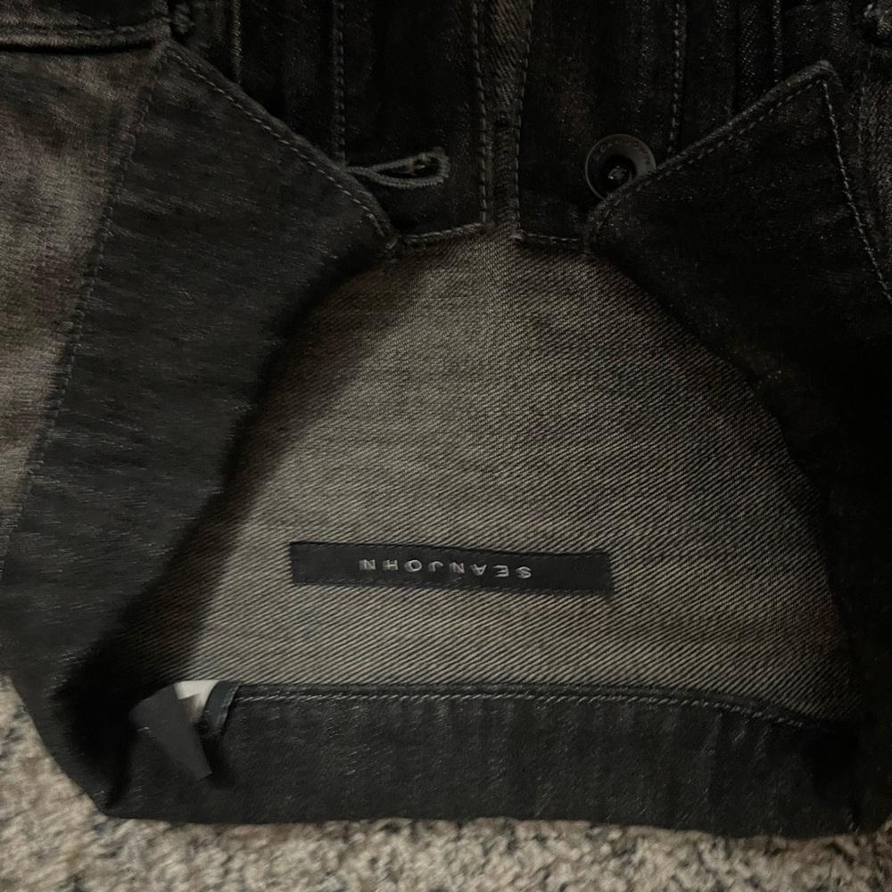 Sean John Faded Black Denim Jacket - Picture 2 of 3